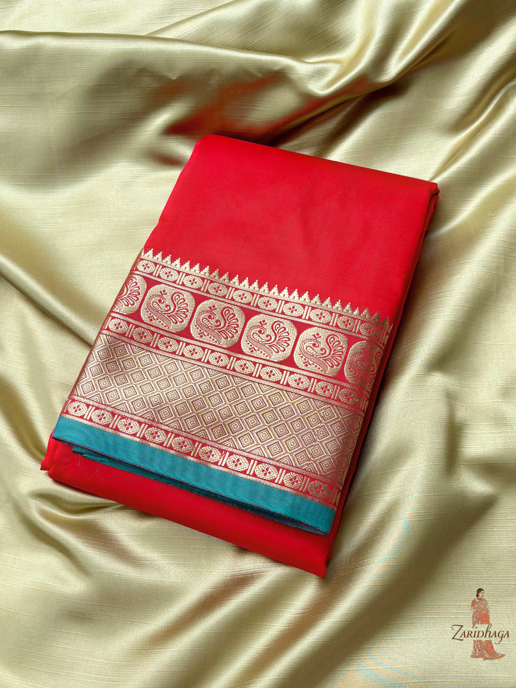 Kanchipuram Pure Silk Saree by Zaridhaga