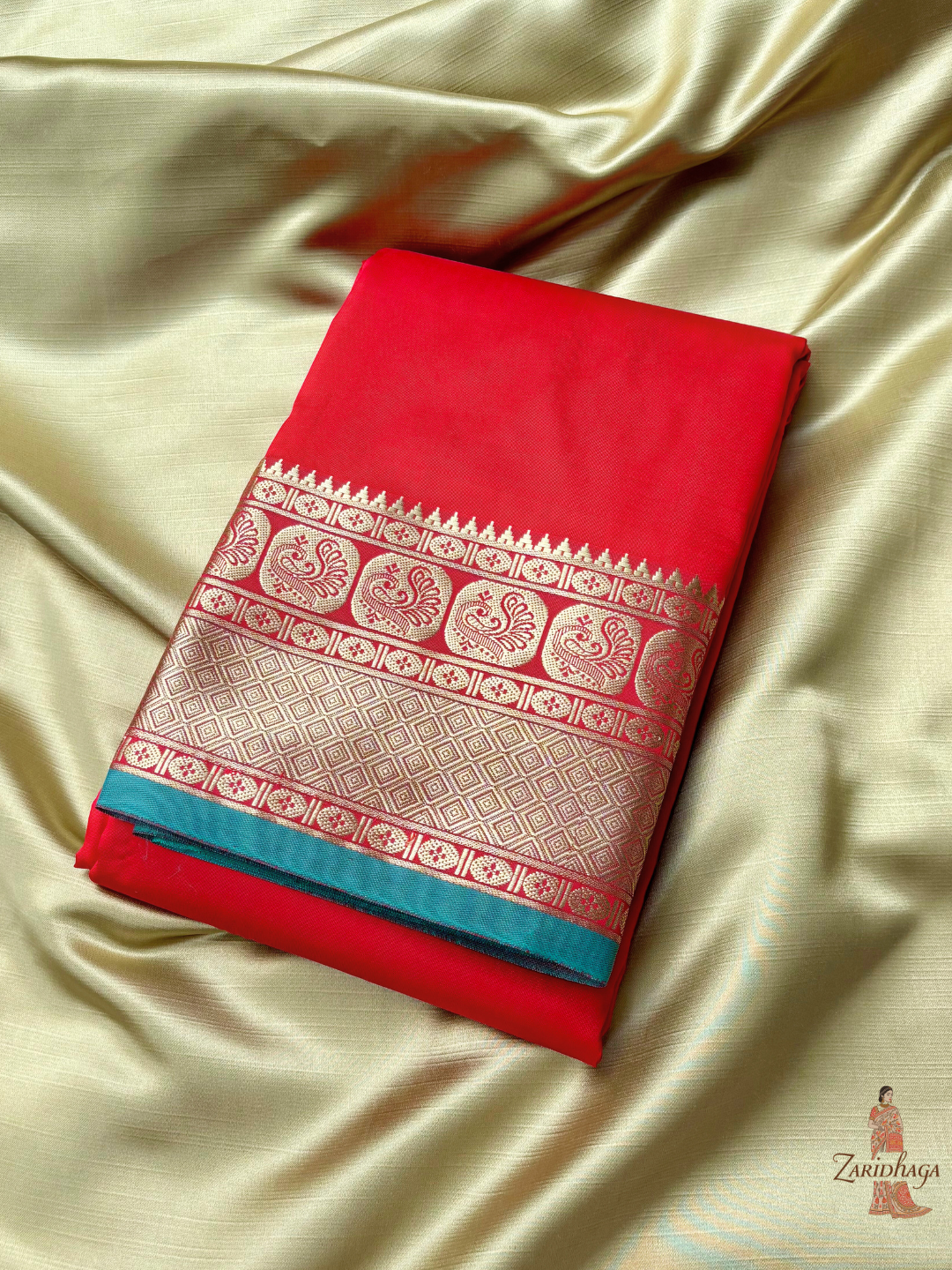 Kanchipuram Pure Silk Saree by Zaridhaga