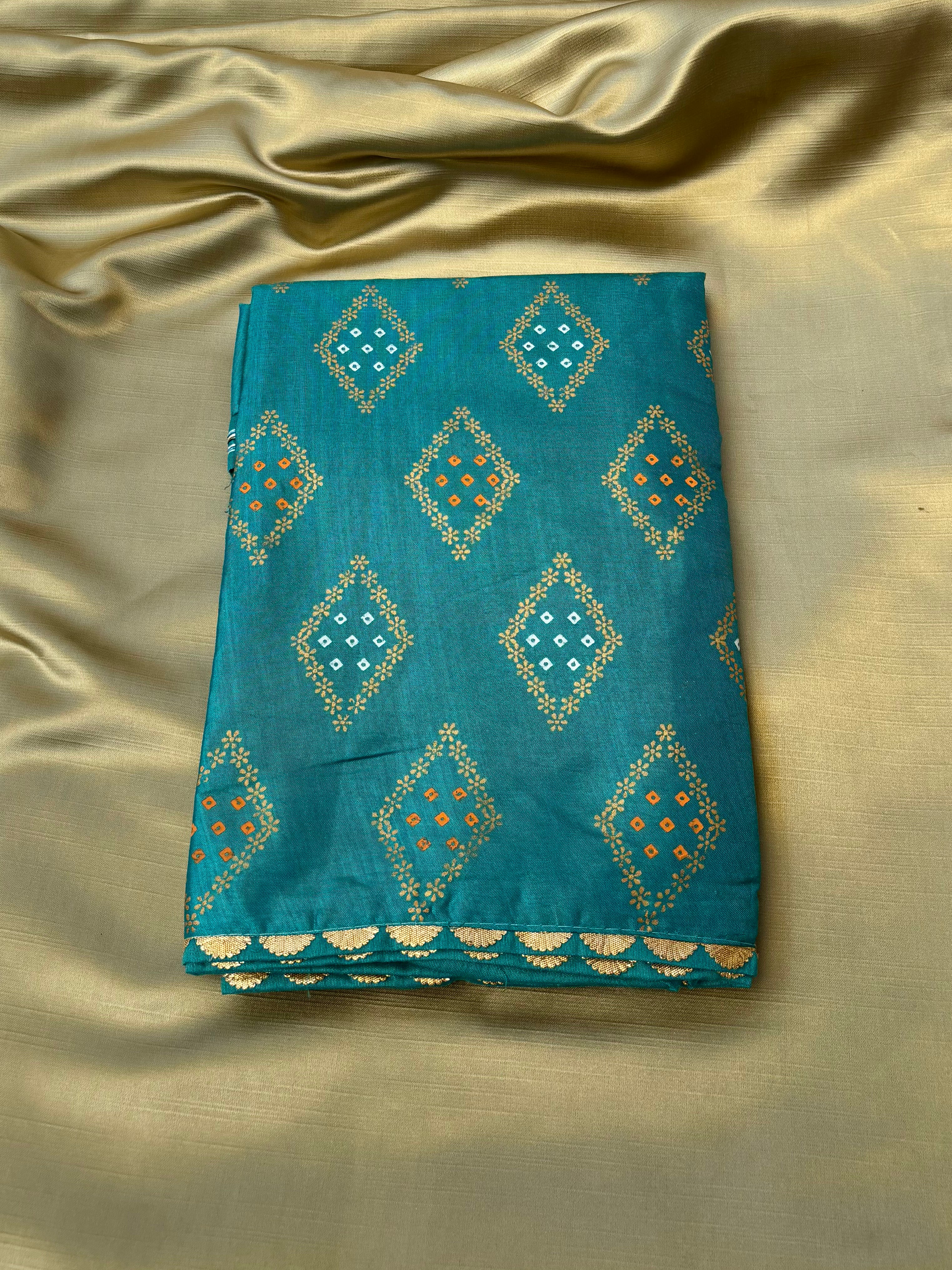 Printed Jaipuri Saree by Zaridhaga – Perfect for Daily & Festive Wear