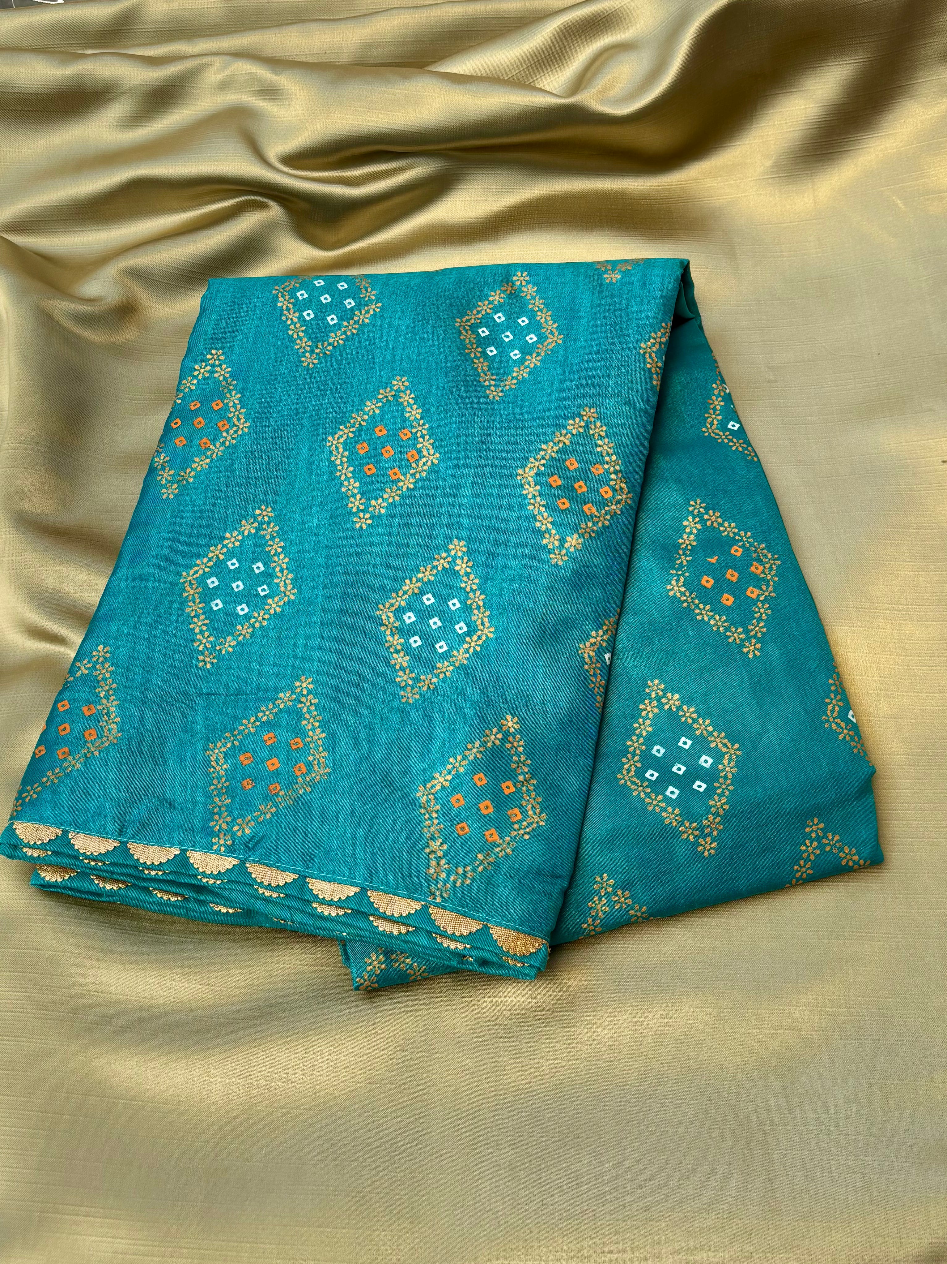 Printed Jaipuri Saree by Zaridhaga – Perfect for Daily & Festive Wear