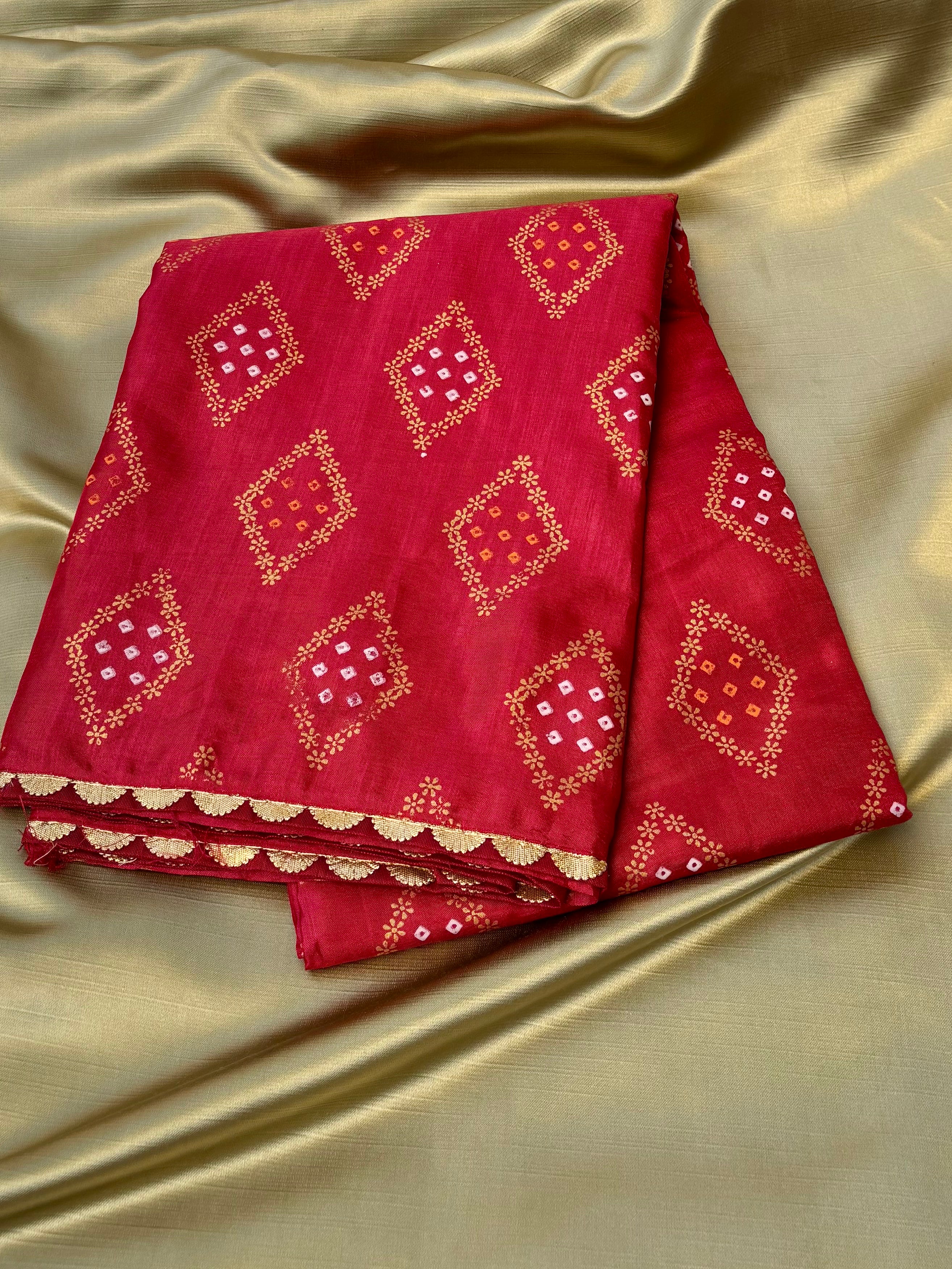 Printed Jaipuri Saree by Zaridhaga – Perfect for Daily & Festive Wear