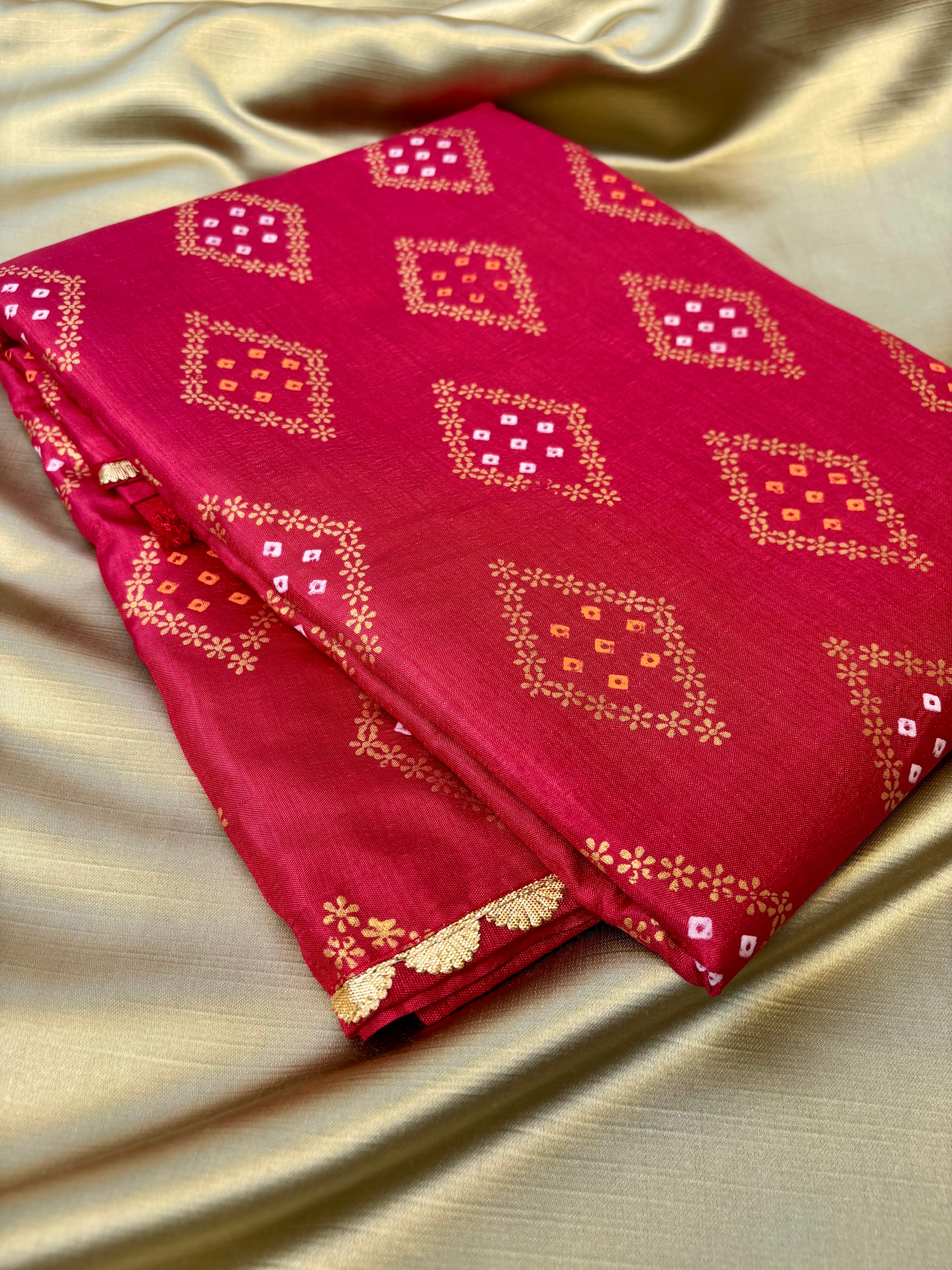 Printed Jaipuri Saree by Zaridhaga – Perfect for Daily & Festive Wear