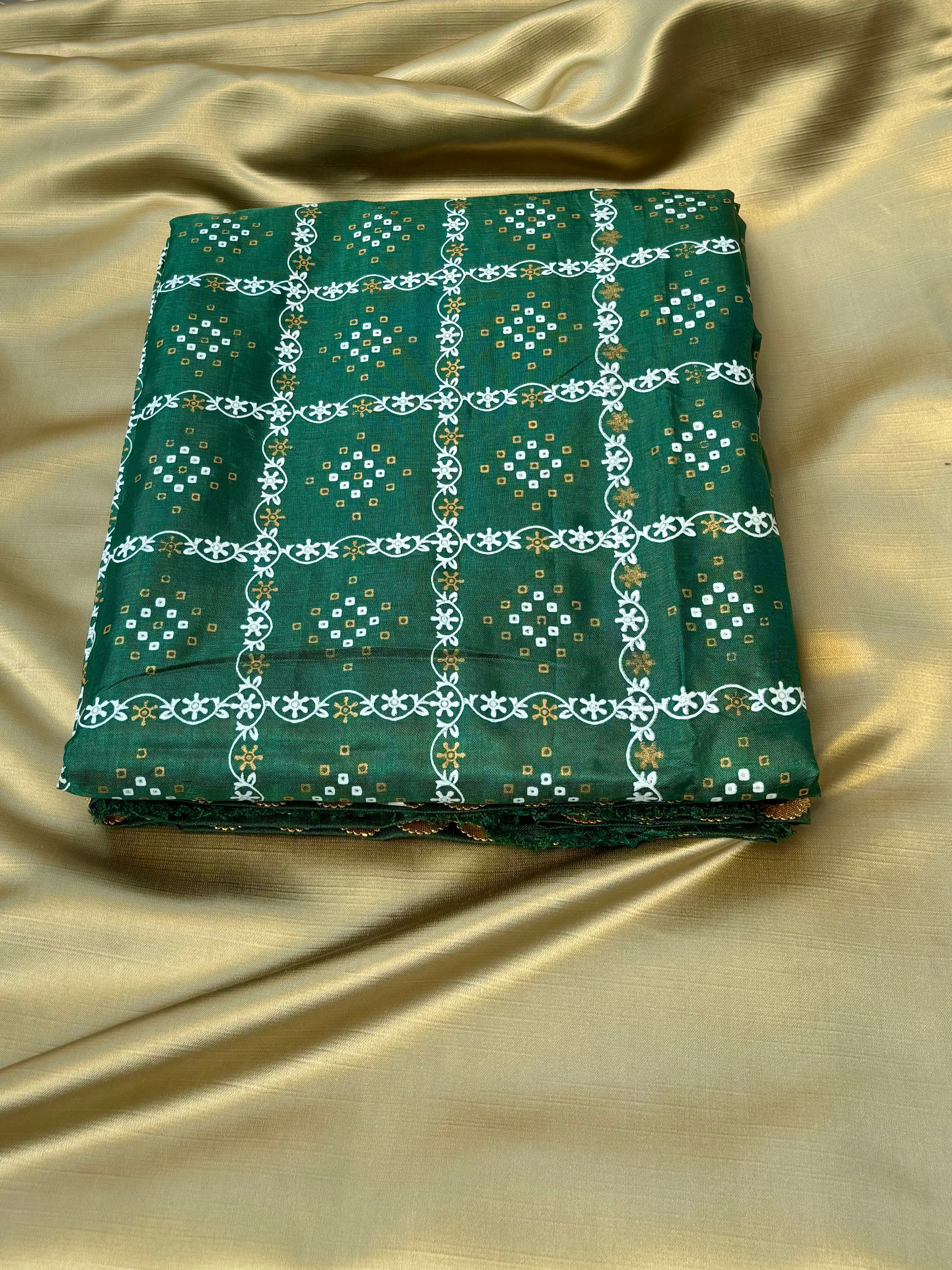 Printed Jaipuri Saree by Zaridhaga – Perfect for Daily & Festive Wear